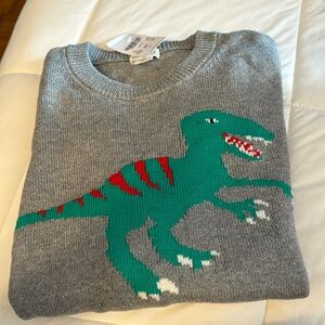 Crewcuts NWT dinosaur sweater. Size 12